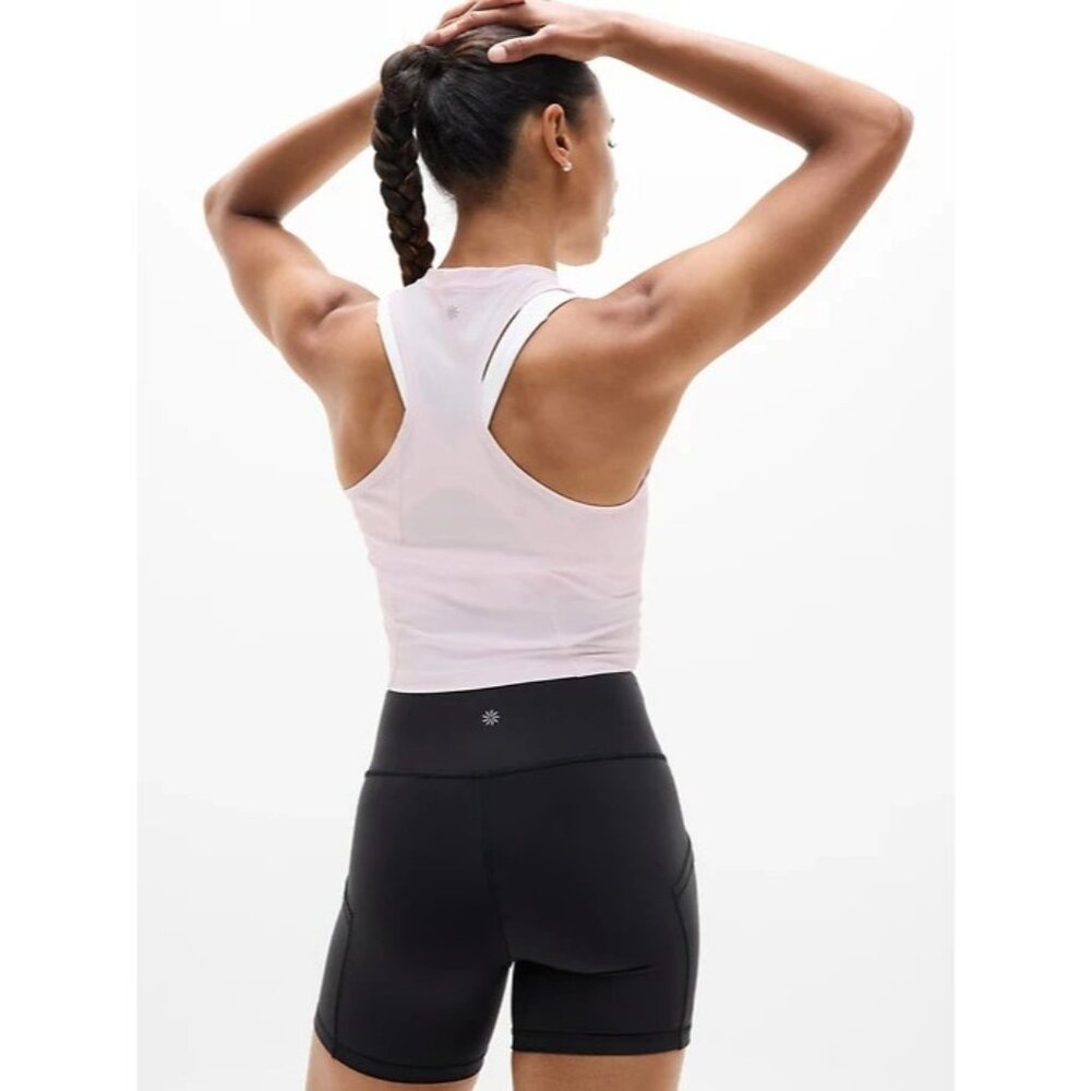Athleta S Crosstrain Zip Train Shell Pink Small Regular - Picture 2 of 7